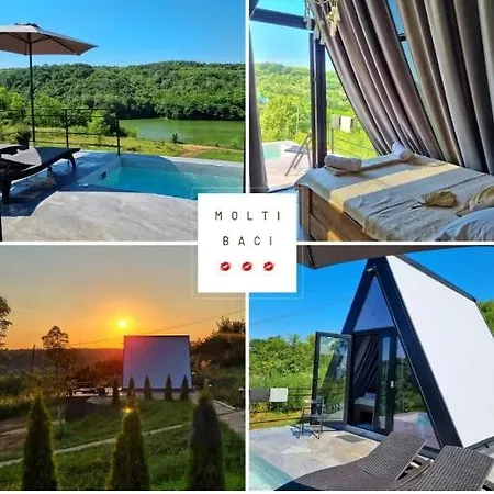 Glamping A Frame Heated Pool
